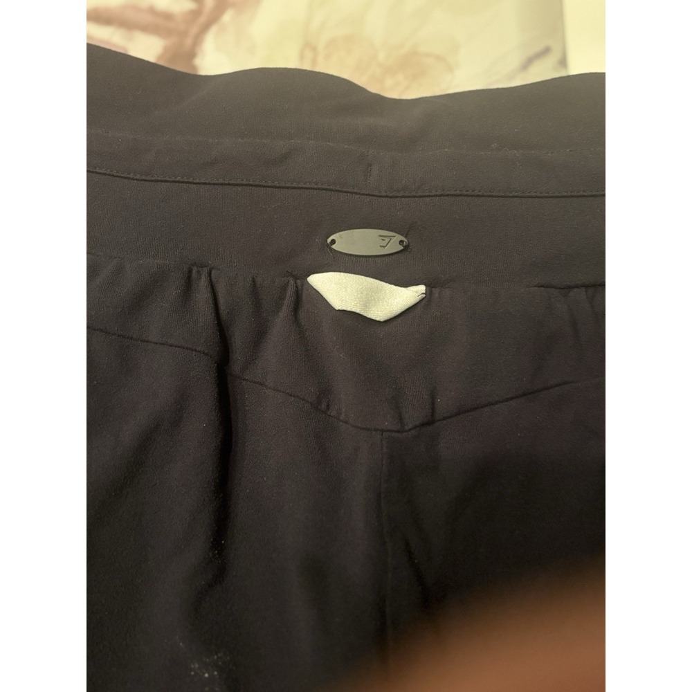 Gymshark Medium  High Rise Jogger Sweatpants Women's Black Stretch‎ Drawstring
